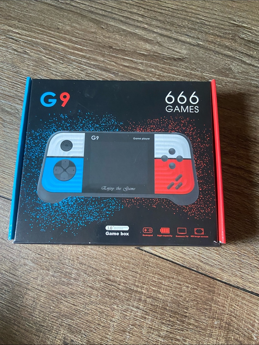 666 Games Handheld Game Console - Red & Blue